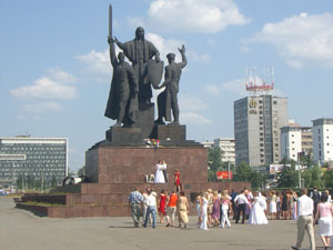 Perm central square